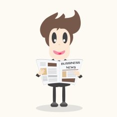 Business news newspaper