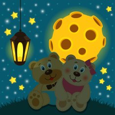 bears under the moon