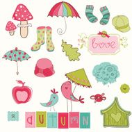 Autumn Cute Elements Set N2
