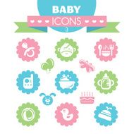 collection of universal baby icons N2