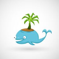 Whale vector