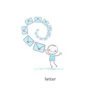 Cute kid with letter N2