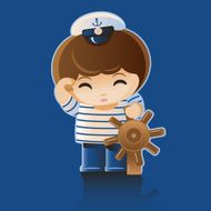 Captain at the helm