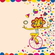 Lion in circus