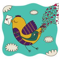 Bird postman