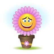 Happy floret Vector illustration 10 eps