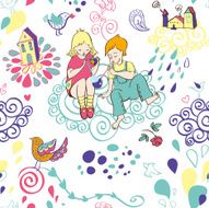 children and bubbles