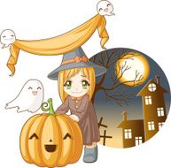Happy Halloween greeting card N2