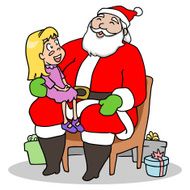 Santa and Child