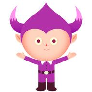 Purple politeness in horns