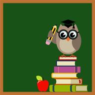 back to school owl at the classroom N2