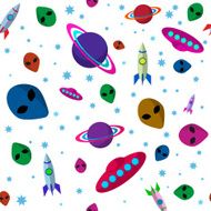Space theme pattern