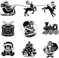 Christmas Santa icons
