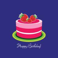 vector birthday cake N8