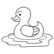 Coloring book (duck) N8