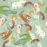 seamless pattern N87