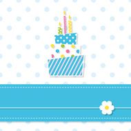 baby boy birthday cake