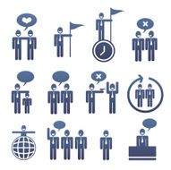 Business People Icons N3