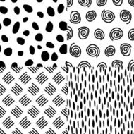 Cute vector seamless patterns N3