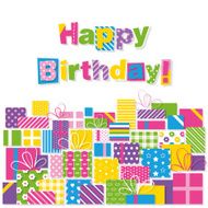 happy birthday presents greeting card N2