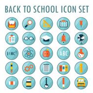 Back to school icon set Part 1