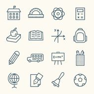 School icons N9