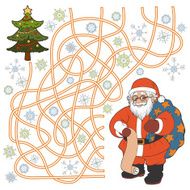 Maze game (Santa Claus)