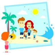 Family Fun Photo Shoot At The Beach