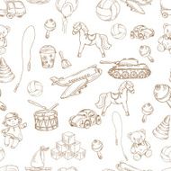 Toys seamless pattern N12