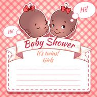 Twins Baby Shower - girls N2