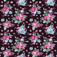 Vintage Floral Background - seamless pattern N10
