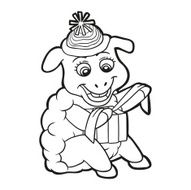 Coloring book (sheep) N14