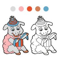 Coloring book (sheep) N15