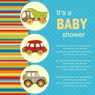Baby greeting card or invitation N17