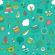 Cute tribal pattern for baby