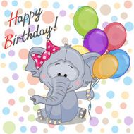Elephant With Balloons N4