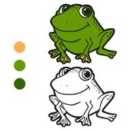 Coloring book (frog) N7