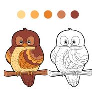 Coloring book (owl) N7