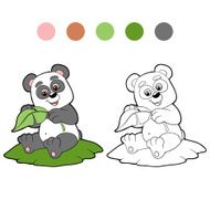 Coloring book (panda) N3