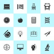 Set of school and education icons N2