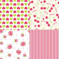 Set of abstract seamless patterns N6