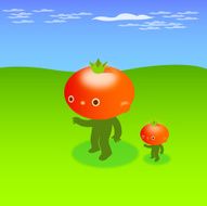 Tomatoids (vector fruits)