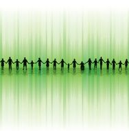 People Holding Hands - United Community Background N2