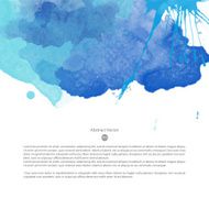 Vector watercolor template N121