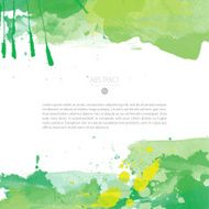 Vector watercolor template N123