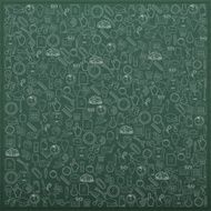 Back to School on Empty realistic green board Seamless children N2