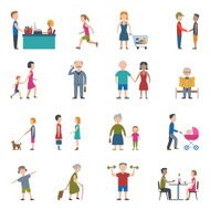 People Lifestyle Icon Set