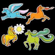Horses stickers