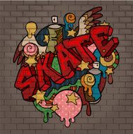 Skate graffiti