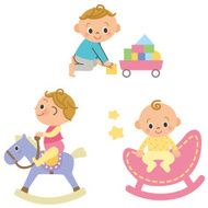 baby and playground equipment